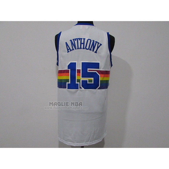 Maglia
 Carmelo Anthony NO 15 Denver Nuggets Mitchell & Ness 2003-04 Bianco
